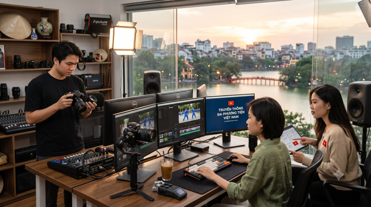 Đội ngũ sáng tạo Cục Vàng Media